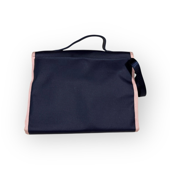 Vineyard Vines Baby Changing Pad Navy Blue & Pink Folding Bag Travel size - Picture 10 of 11